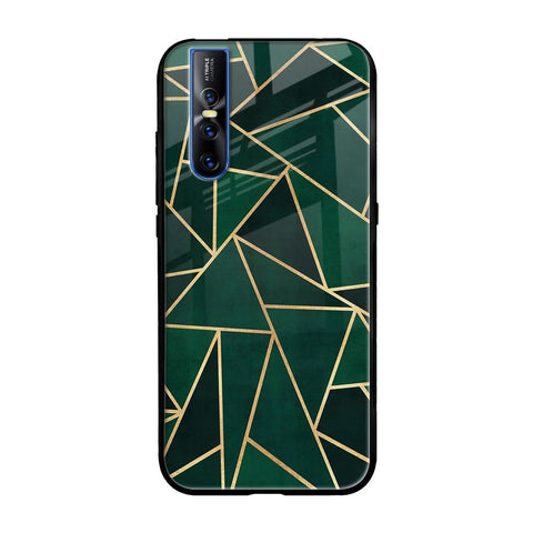 Abstract Green Vivo V15 Pro Glass Cases & Covers Online