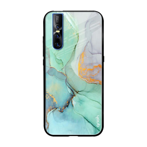 Green Marble Vivo V15 Pro Glass Cases & Covers Online