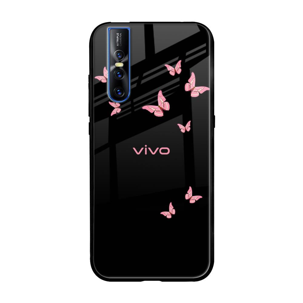 Fly Butterfly Vivo V15 Pro Glass Back Cover Online