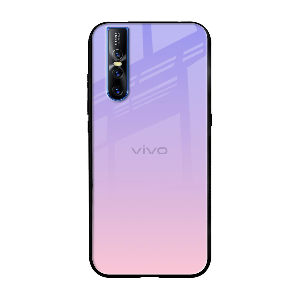 Lavender Gradient Vivo V15 Pro Glass Back Cover Online