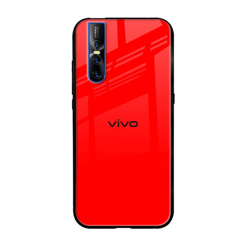 Blood Red Vivo V15 Pro Glass Back Cover Online