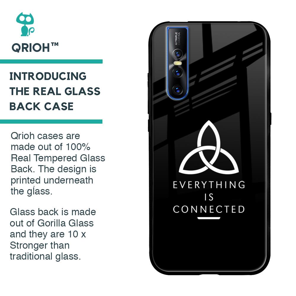 Everything Is Connected Glass Case for Vivo V15 Pro