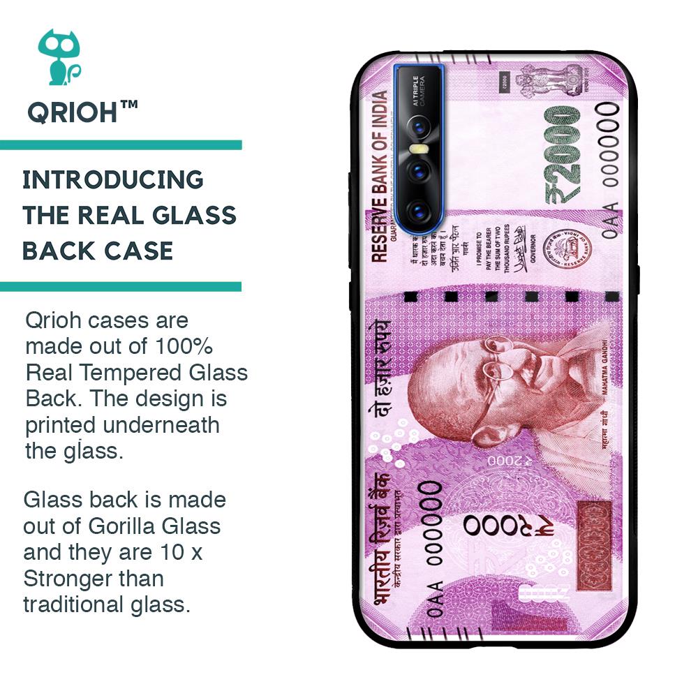 Stock Out Currency Glass Case for Vivo V15 Pro