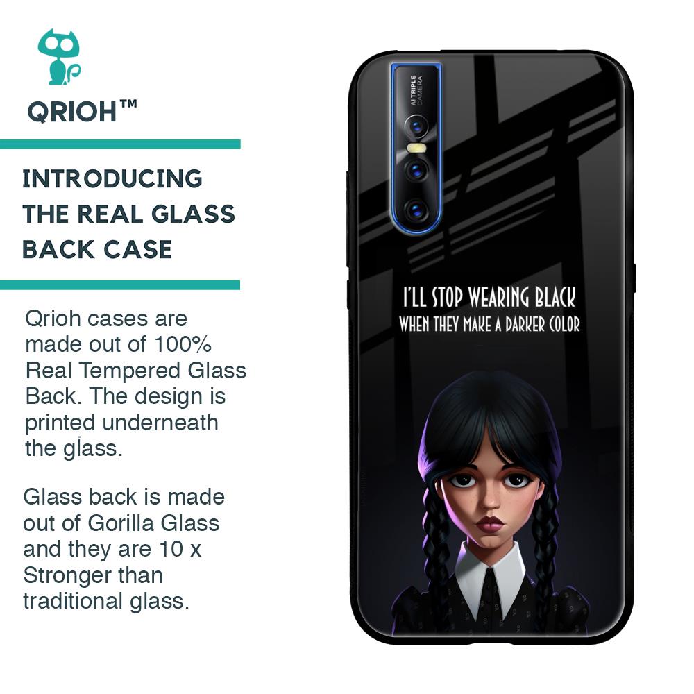 Aesthetic Digital Art Glass Case for Vivo V15 Pro