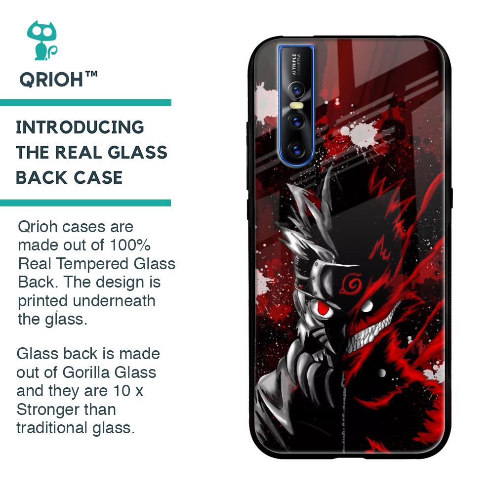 Dark Character Glass Case for Vivo V15 Pro
