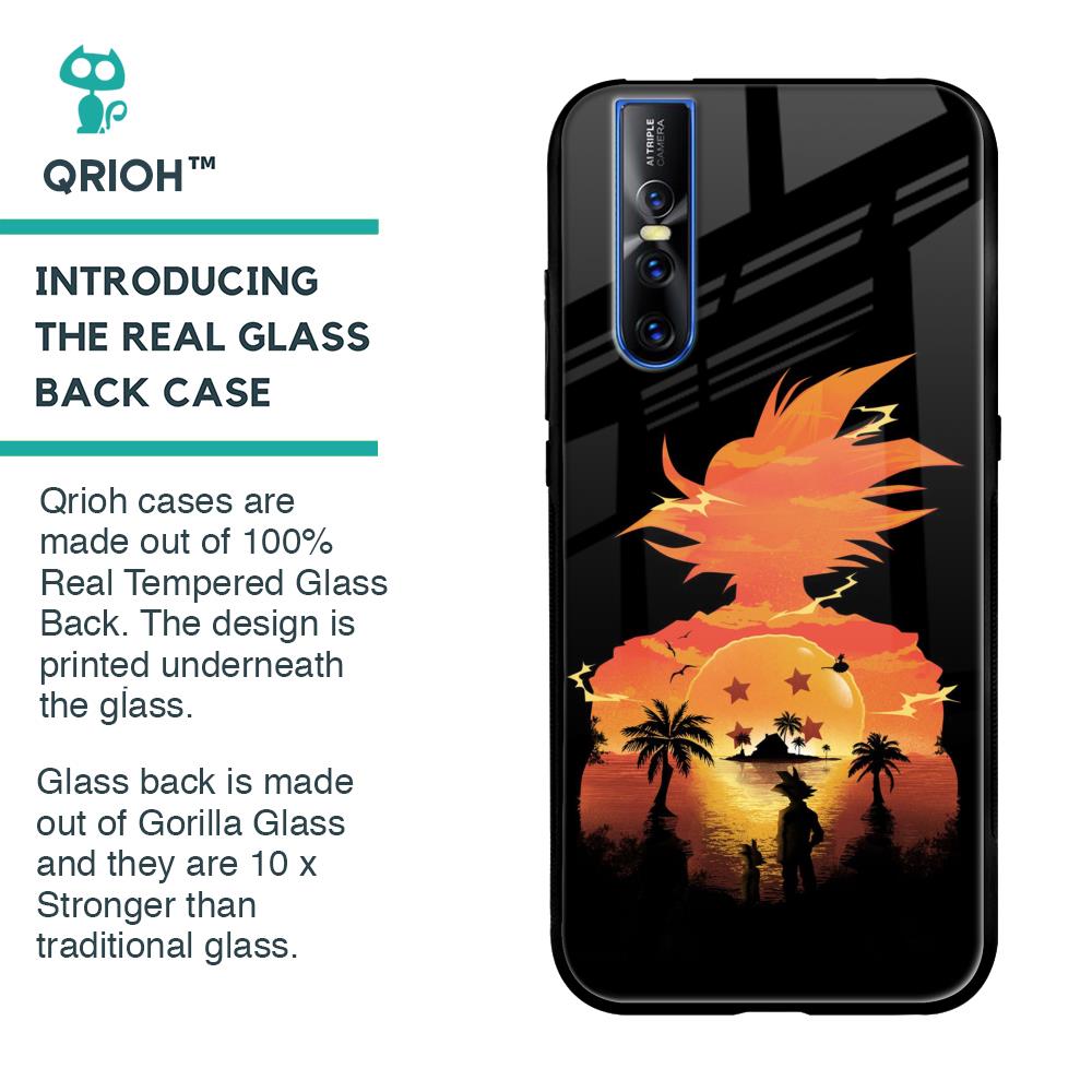 Japanese Paradise Glass Case for Vivo V15 Pro