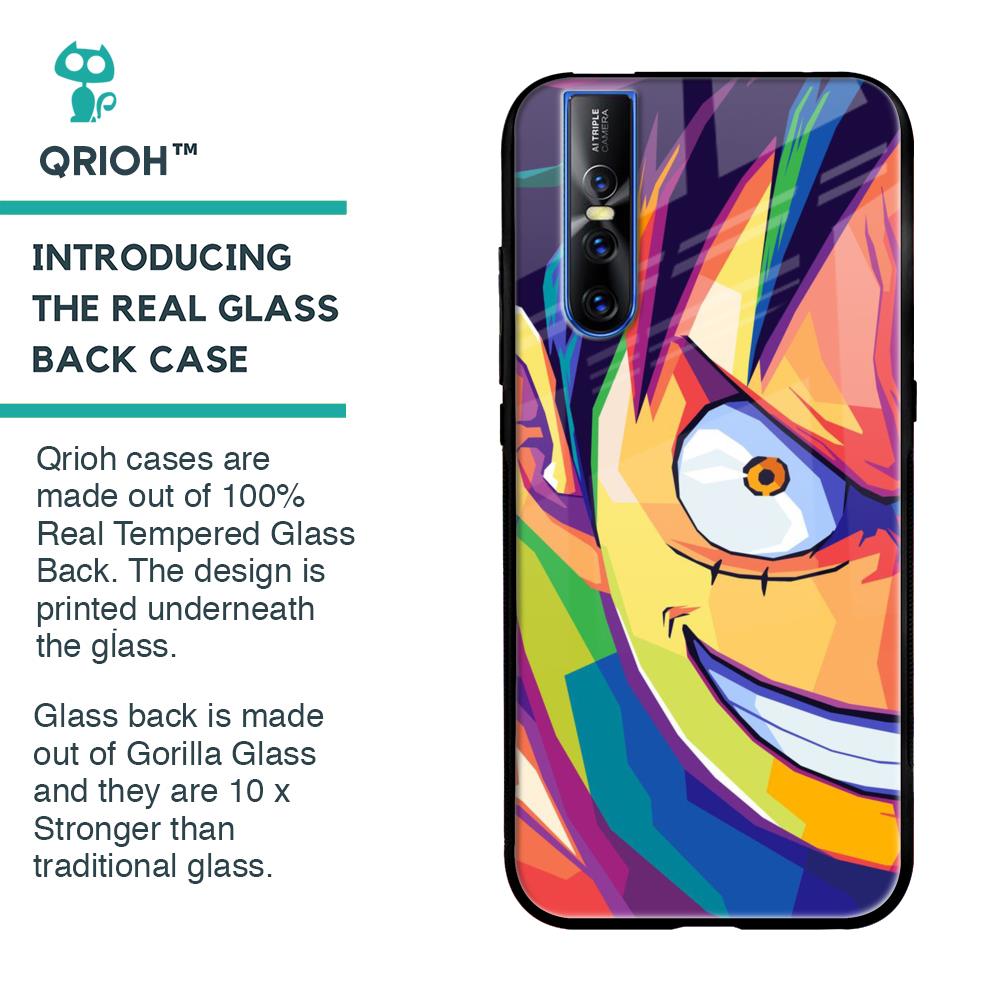 Monkey Wpap Pop Art Glass Case for Vivo V15 Pro
