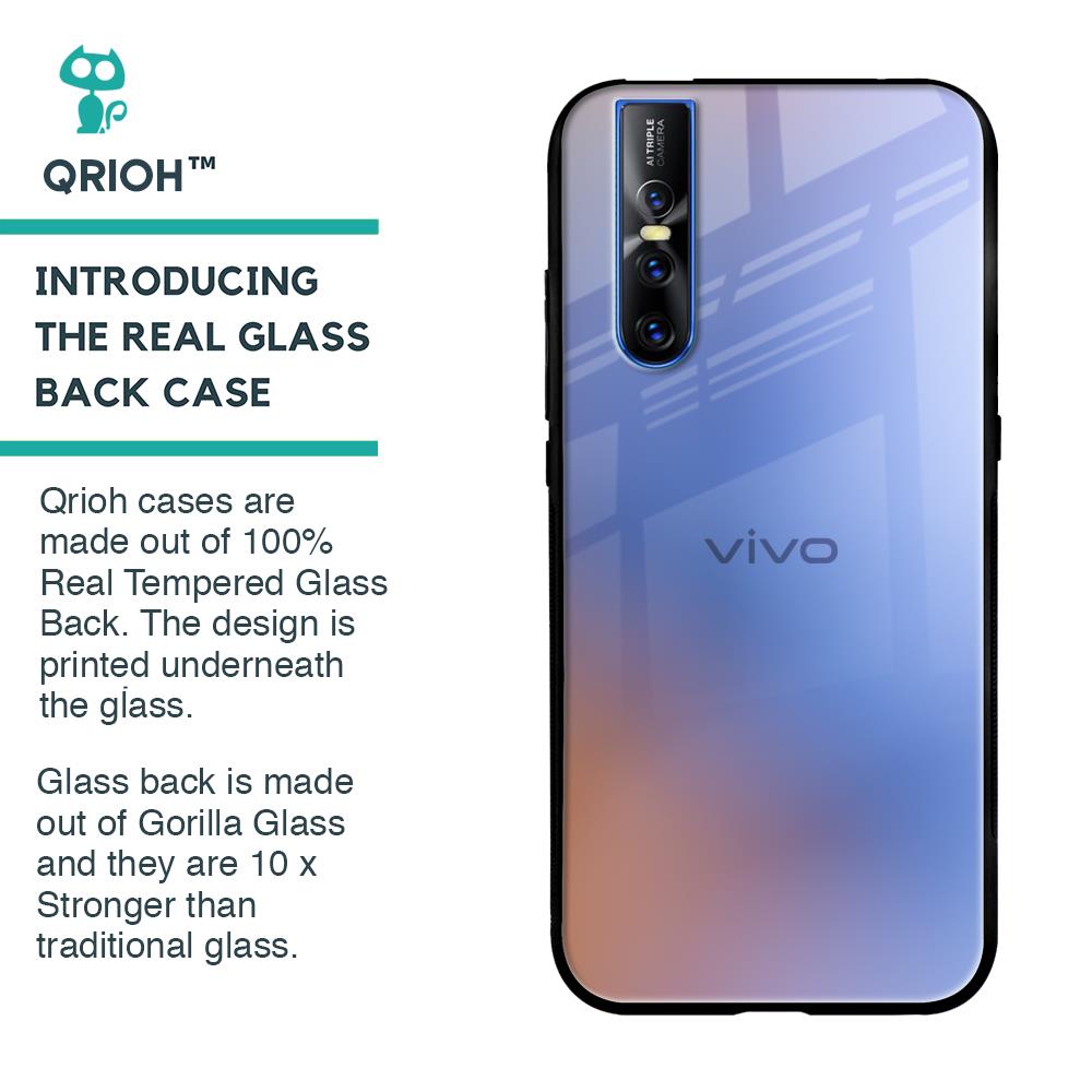 Blue Aura Glass Case for Vivo V15 Pro
