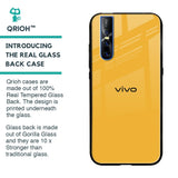 Fluorescent Yellow Glass case for Vivo V15 Pro