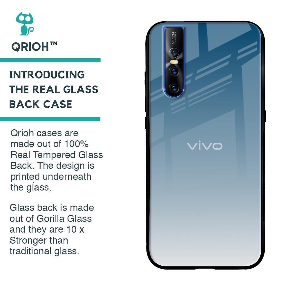 Deep Sea Space Glass Case for Vivo V15 Pro