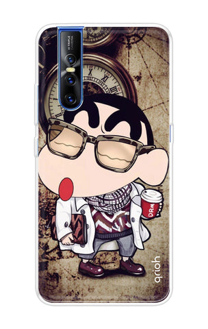 Nerdy Shinchan Vivo V15 Pro Back Cover