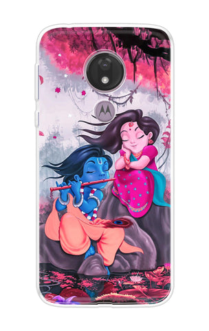 Radha Krishna Art Motorola Moto G7 Power Back Cover