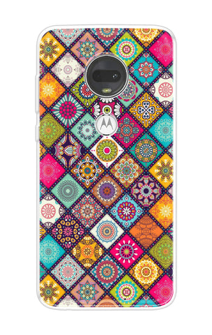 Multicolor Mandala Motorola Moto G7 Back Cover