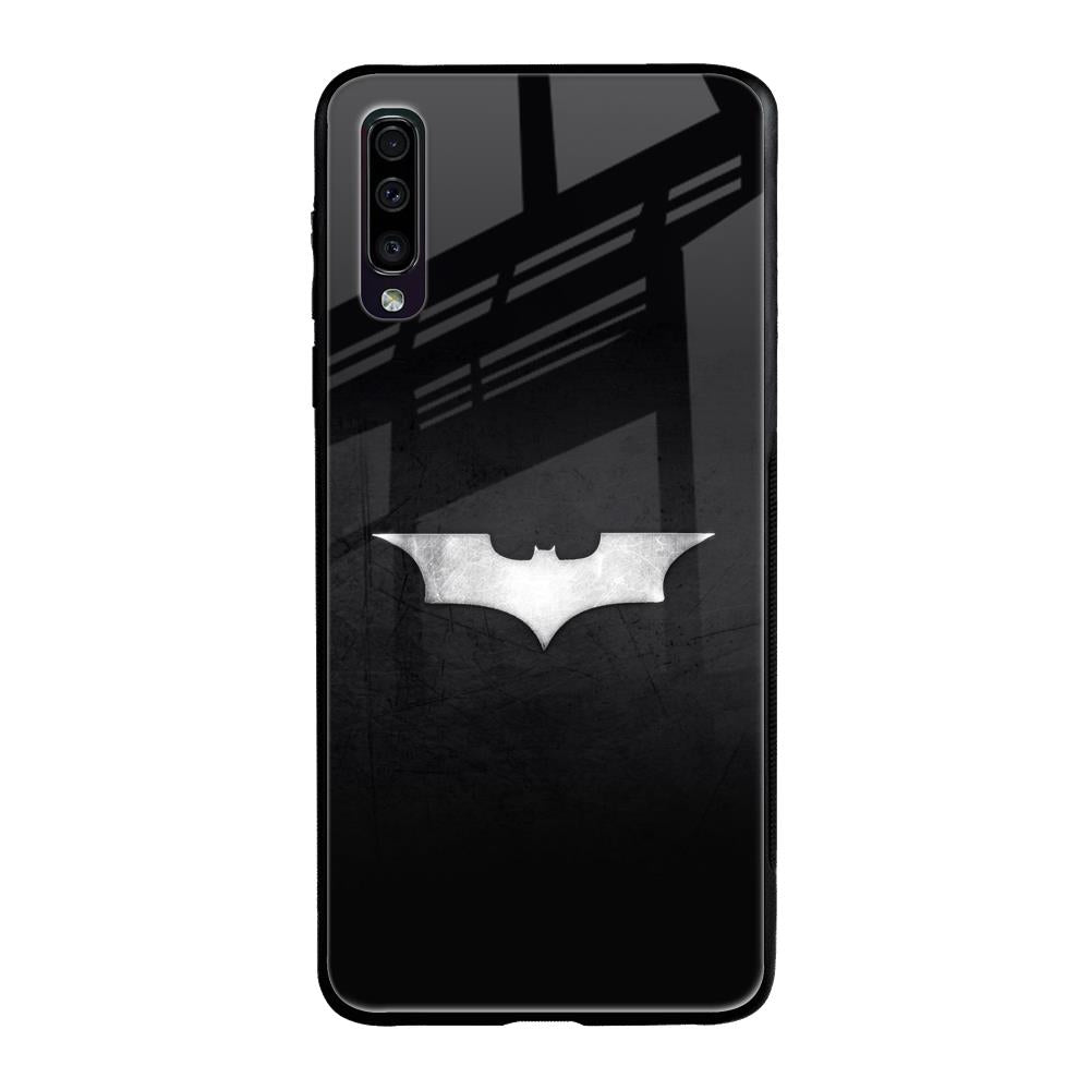 Super Hero Logo Samsung Galaxy A50 Glass Back Cover Online