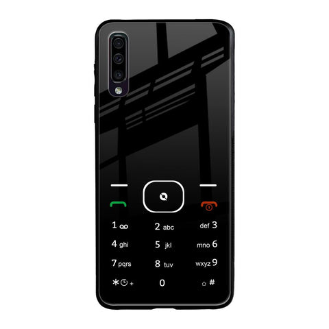 Classic Keypad Pattern Samsung Galaxy A50 Glass Back Cover Online