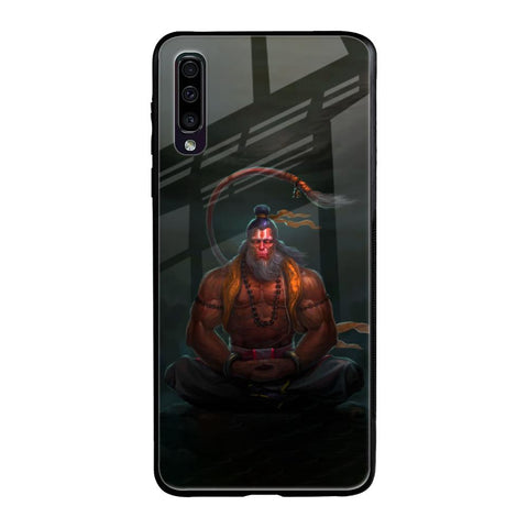 Lord Hanuman Animated Samsung Galaxy A50 Glass Back Cover Online