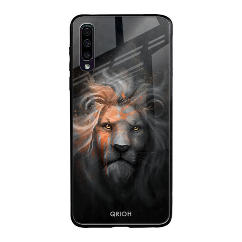 Devil Lion Samsung Galaxy A50 Glass Back Cover Online