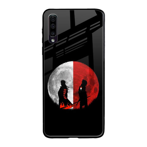 Anime Red Moon Samsung Galaxy A50 Glass Back Cover Online