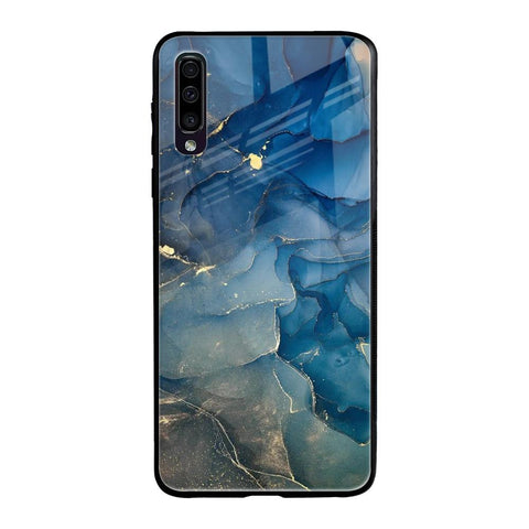 Blue Cool Marble Samsung Galaxy A50 Glass Back Cover Online