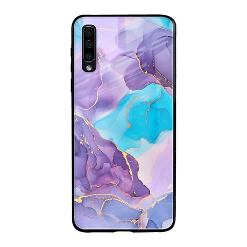 Alcohol ink Marble Samsung Galaxy A50 Glass Back Cover Online