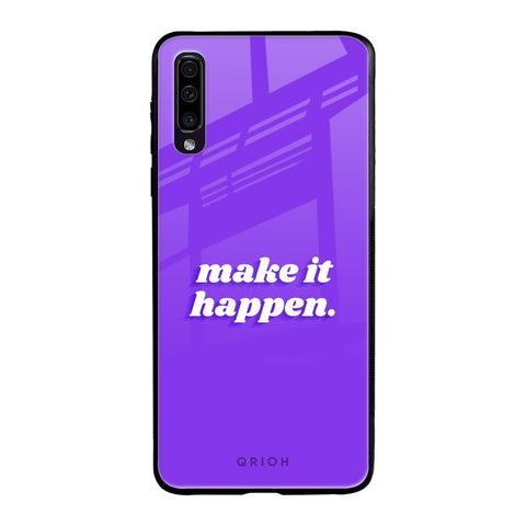 Make it Happen Samsung Galaxy A50 Glass Back Cover Online