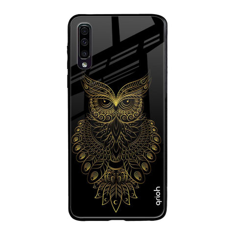 Golden Owl Samsung Galaxy A50 Glass Cases & Covers Online