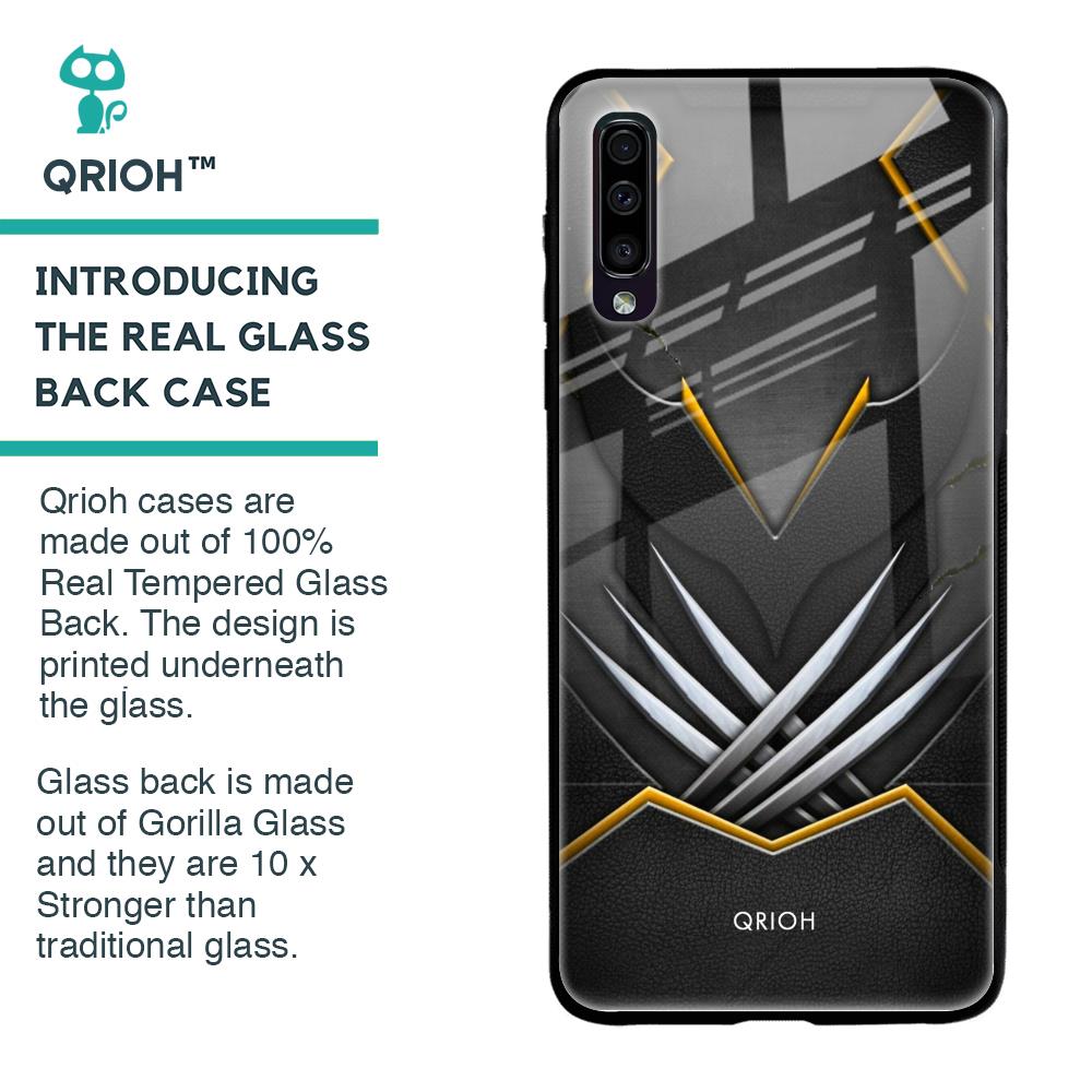 Black Warrior Glass Case for Samsung Galaxy A50