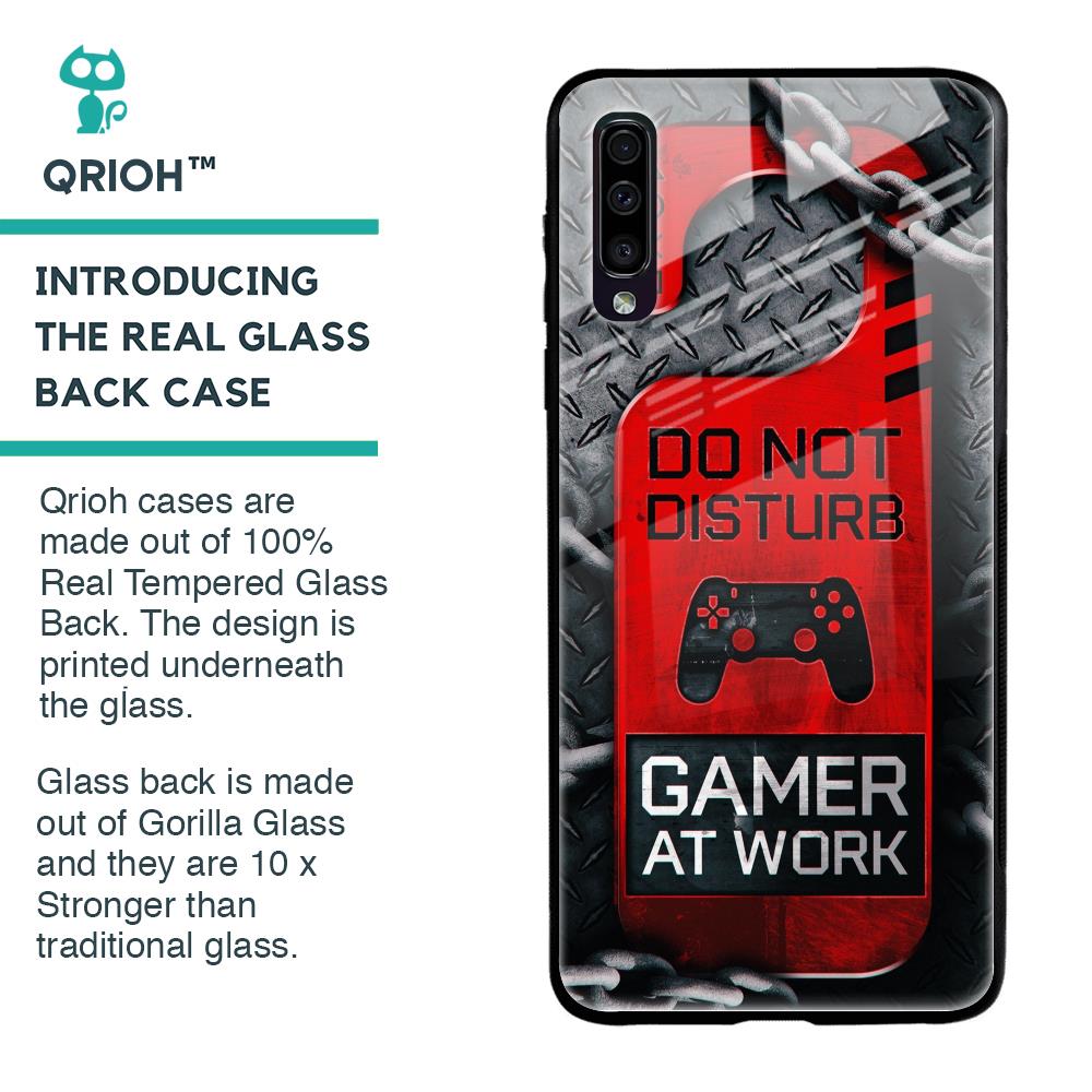 Do No Disturb Glass Case For Samsung Galaxy A50