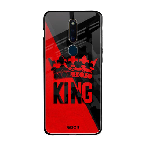 I Am A King Oppo F11 Pro Glass Back Cover Online