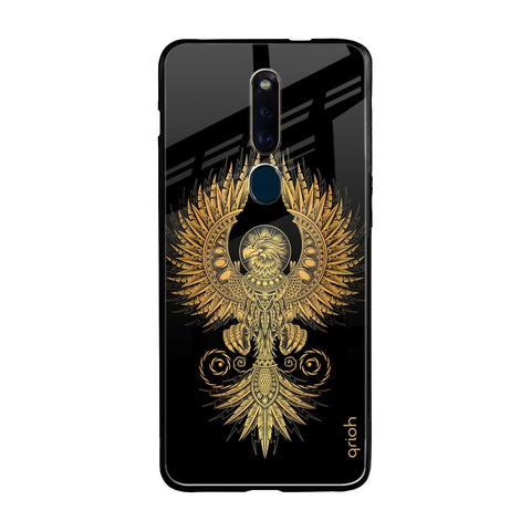 Mythical Phoenix Art Oppo F11 Pro Glass Back Cover Online