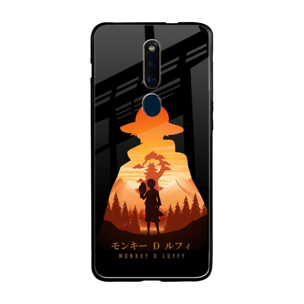 Luffy One Piece Oppo F11 Pro Glass Back Cover Online