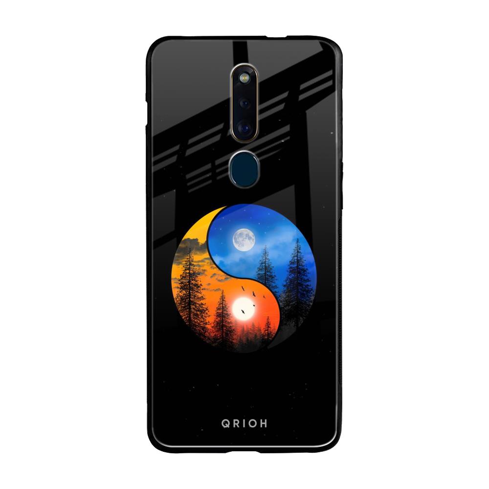 Yin Yang Balance Oppo F11 Pro Glass Back Cover Online