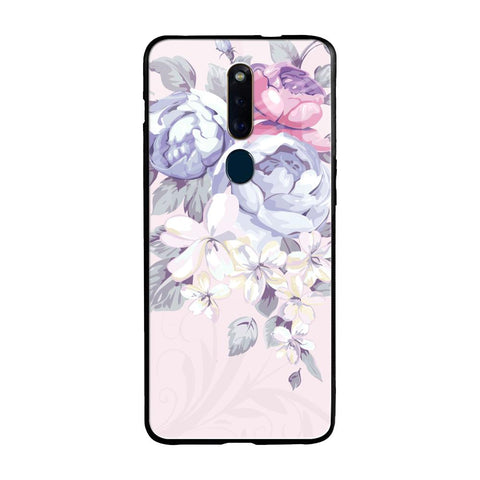 Elegant Floral Oppo F11 Pro Glass Cases & Covers Online