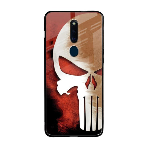 Red Skull Oppo F11 Pro Glass Cases & Covers Online