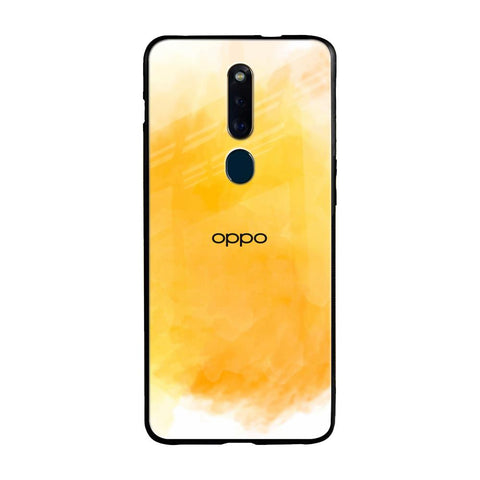 Rustic Orange Oppo F11 Pro Glass Back Cover Online
