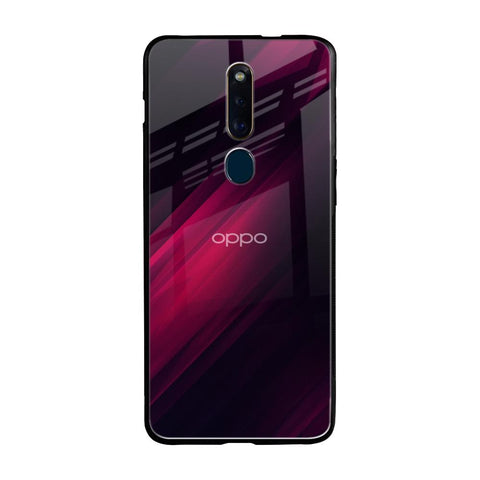 Razor Black Oppo F11 Pro Glass Back Cover Online