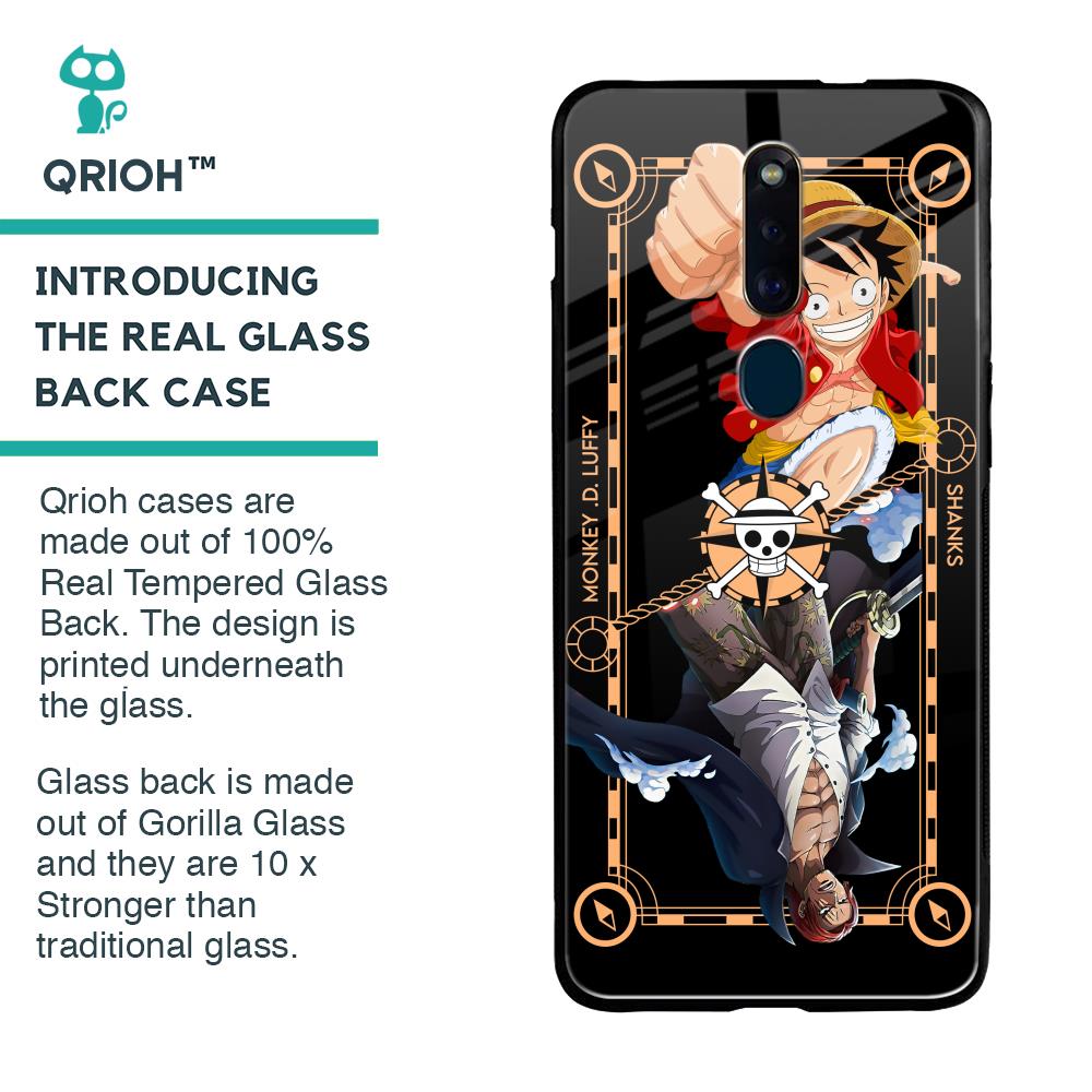Shanks & Luffy Glass Case for Oppo F11 Pro