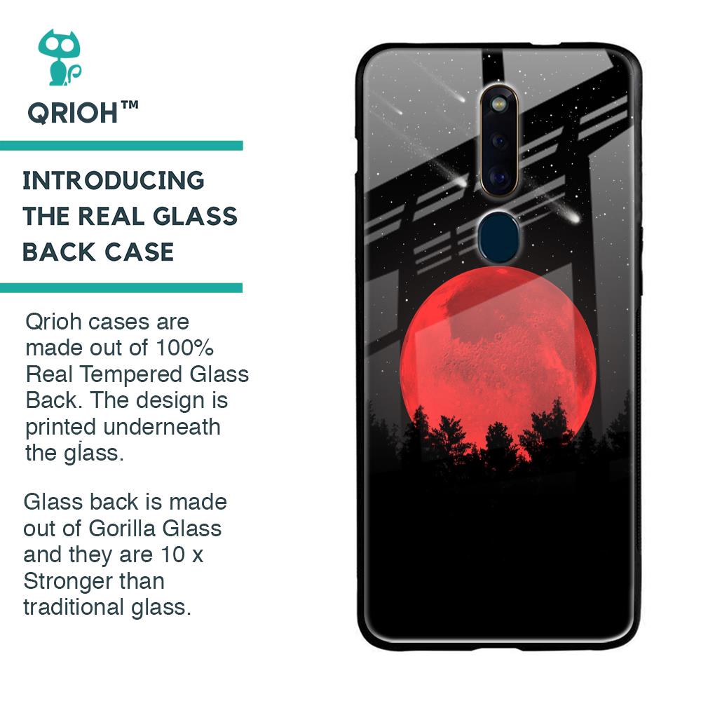 Moonlight Aesthetic Glass Case For Oppo F11 Pro