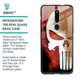 Red Skull Glass Case for Oppo F11 Pro