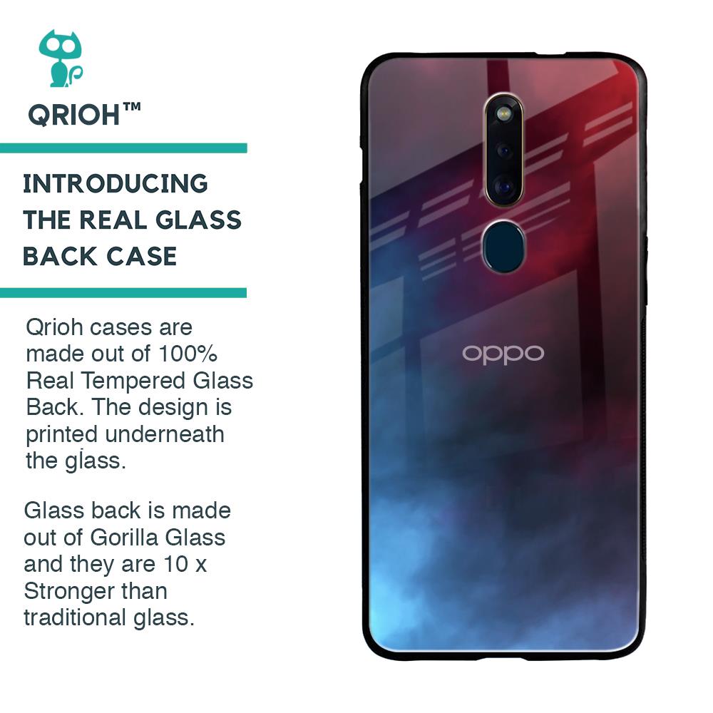 Smokey Watercolor Glass Case for Oppo F11 Pro