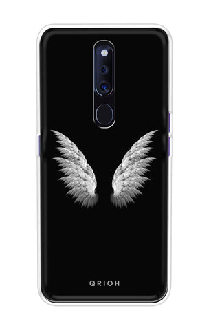 White Angel Wings Oppo F11 Pro Back Cover