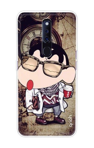 Nerdy Shinchan Oppo F11 Pro Back Cover