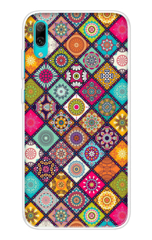 Multicolor Mandala Huawei Y7 Pro 2019 Back Cover