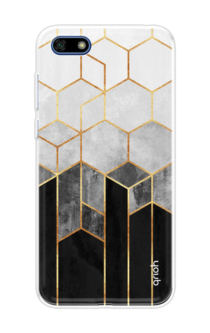 Hexagonal Pattern Huawei Y5 lite 2018 Back Cover