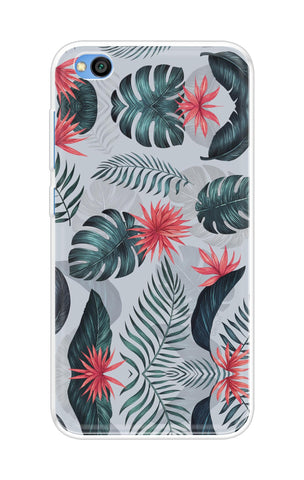 Retro Floral Leaf Xiaomi Redmi Go Back Cover