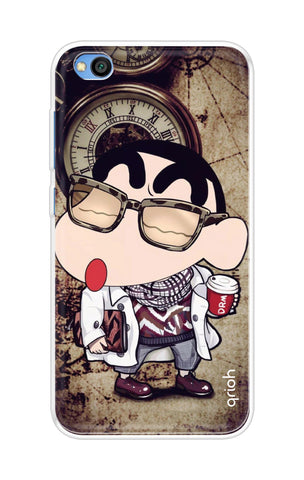 Nerdy Shinchan Xiaomi Redmi Go Back Cover