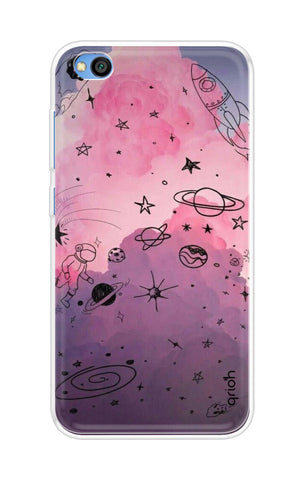 Space Doodles Art Xiaomi Redmi Go Back Cover