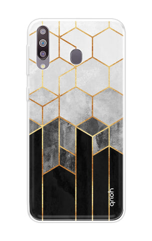 Hexagonal Pattern Samsung Galaxy M30 Back Cover