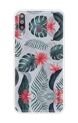 Retro Floral Leaf Samsung Galaxy M30 Back Cover