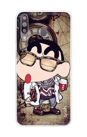 Nerdy Shinchan Samsung Galaxy M30 Back Cover